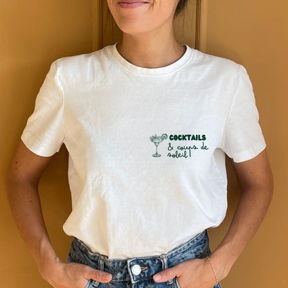 T-shirt Cocktails & Coups de soleil Femme