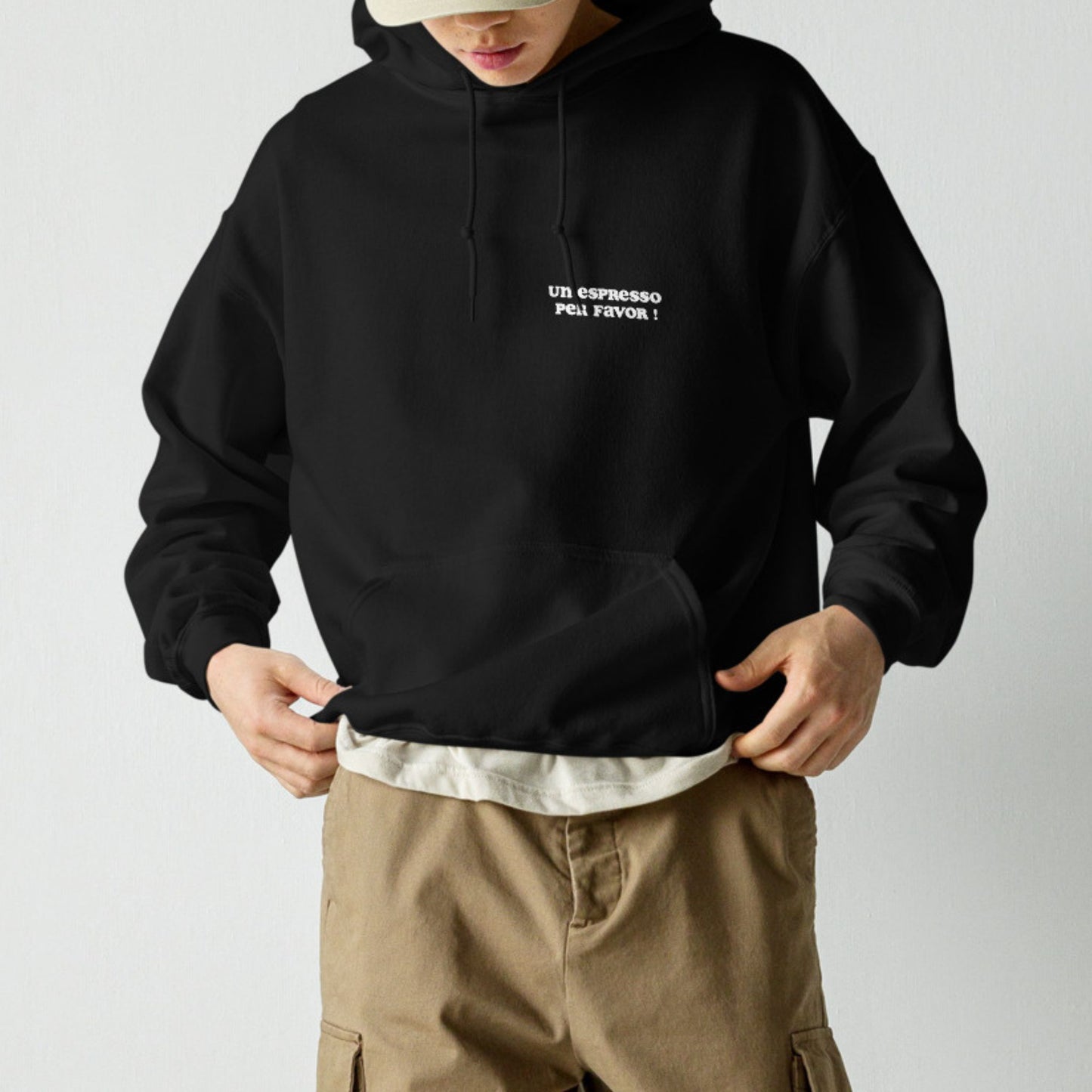 Pull à capuche Espresso Homme