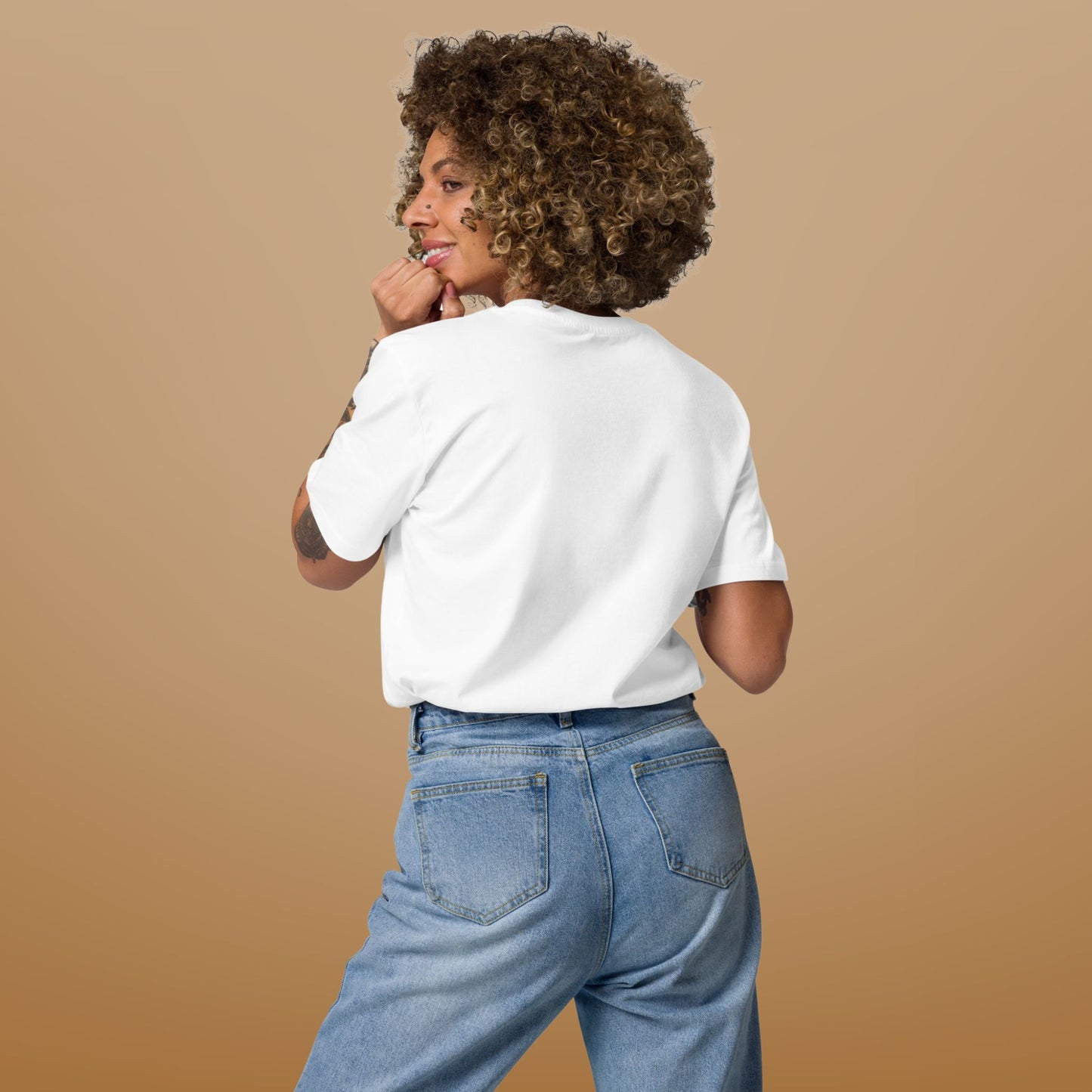 T-shirt Imprimé Arty Blue Femme