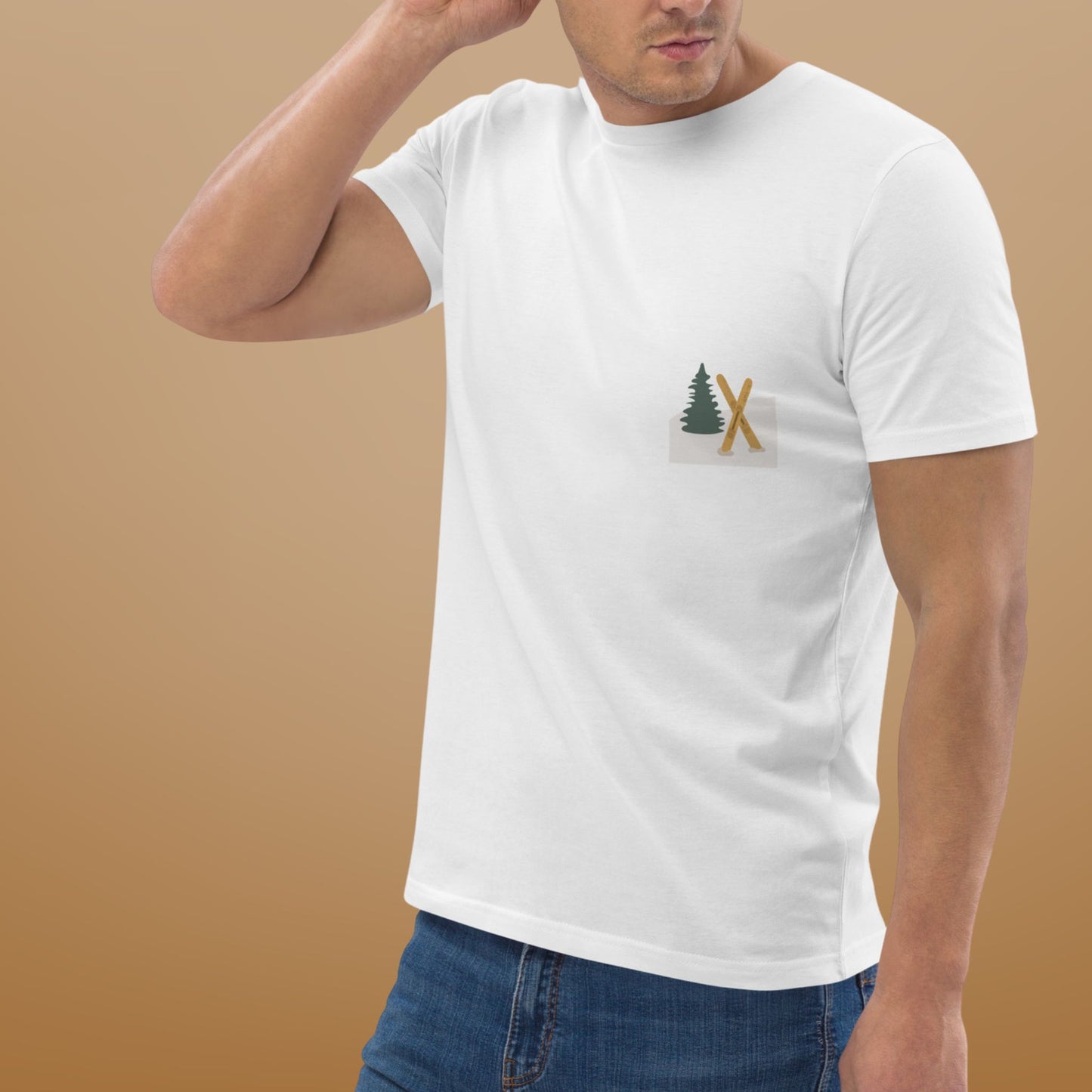 T-shirt Imprimé Montagne Homme