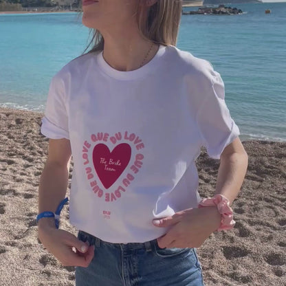 T-shirt EVJF - The Bride Team